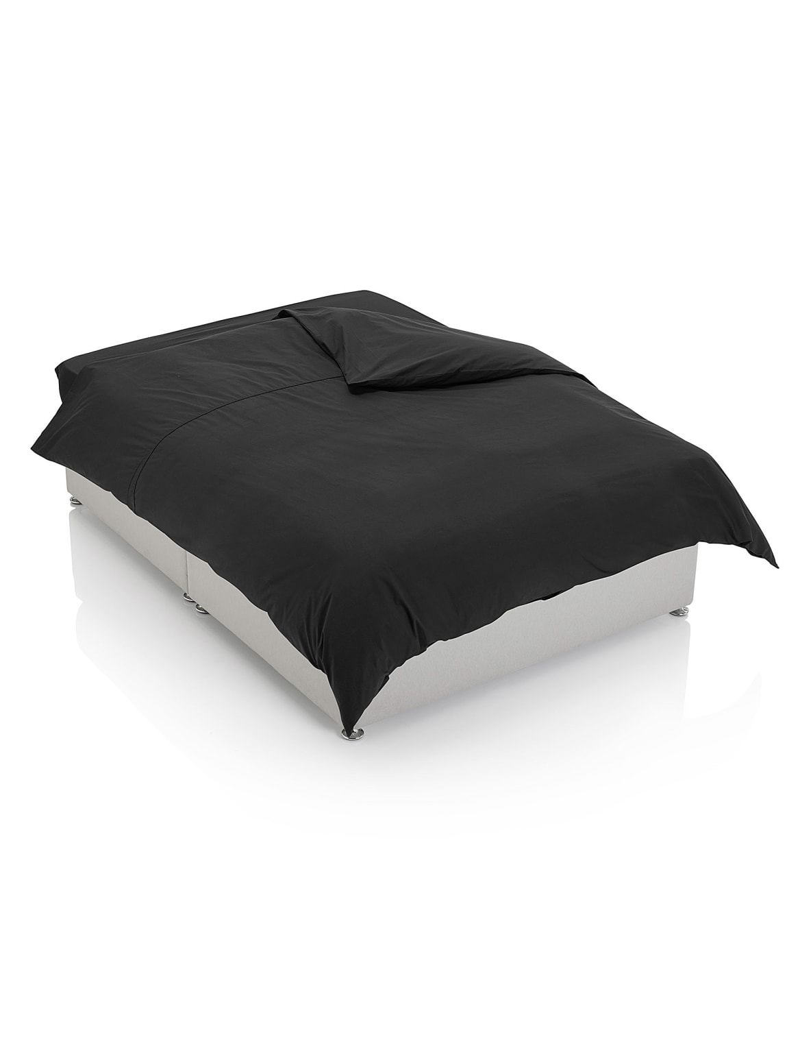 Non Iron Egyptian Cotton Duvet Cover 230 Thread Count Black Plape