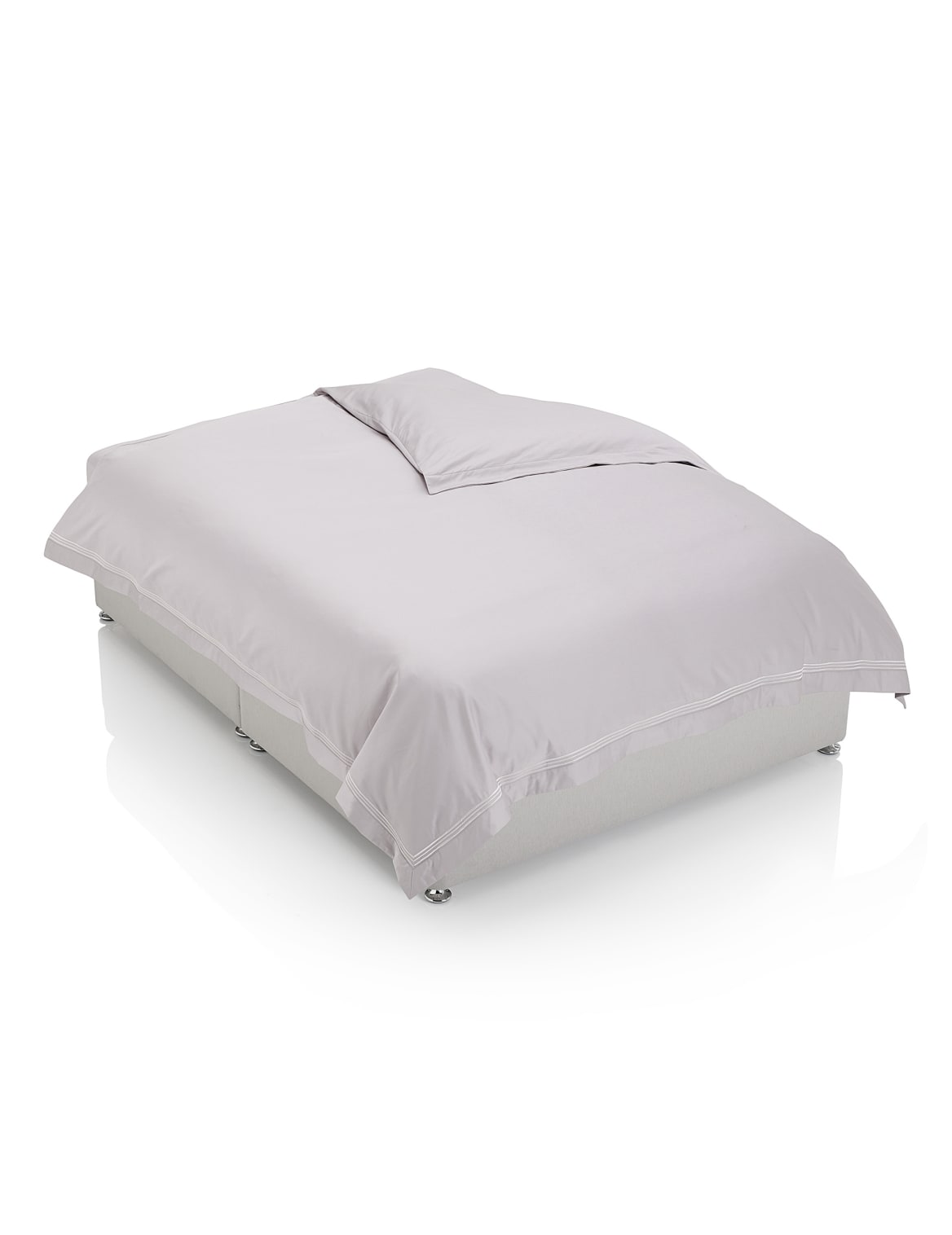 Luxury Supima Cotton Sateen Duvet Cover 1000 Thread Count Beige Edgemix