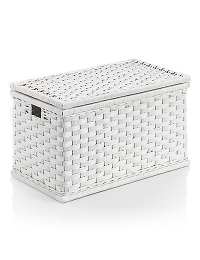 White Rattan Blanket Box | M&S
