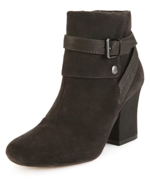 m&s flat ankle boots
