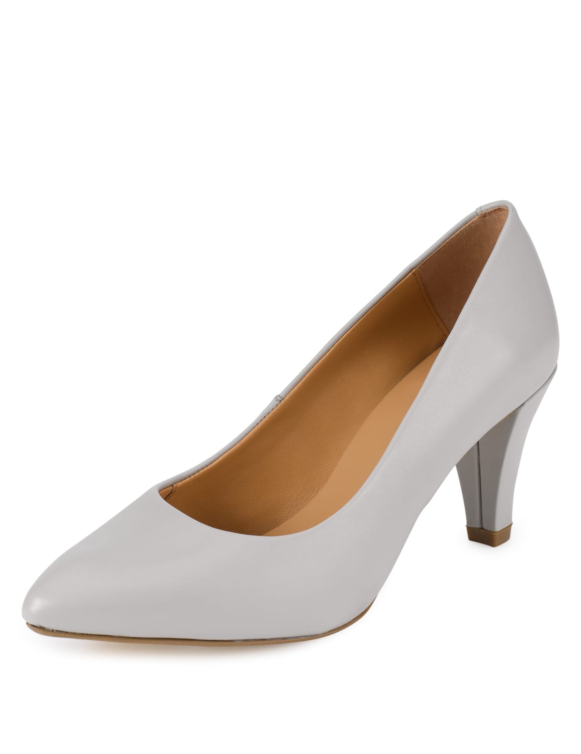 gray leather shoes