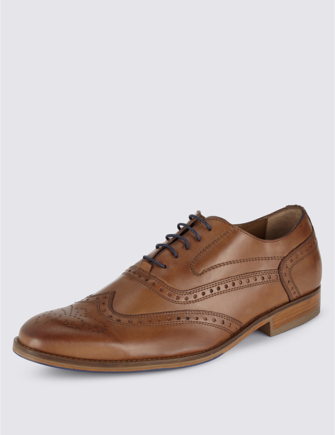 leather brogue shoes