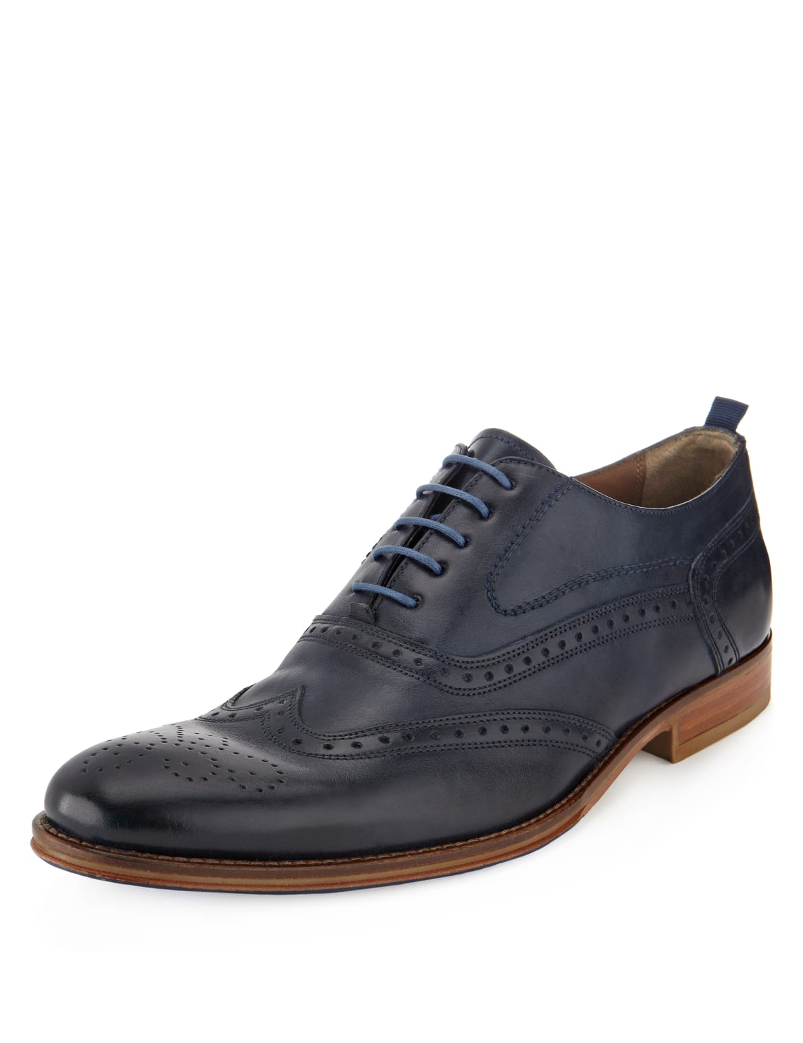 elinor leather brogue shoes
