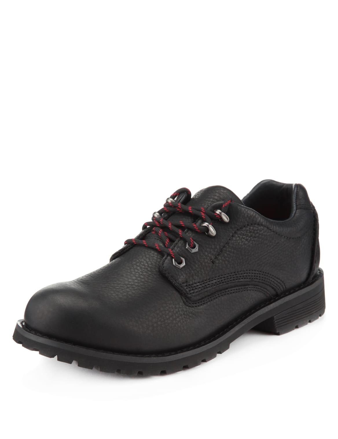 Leather Gibson Shoes Black Voova