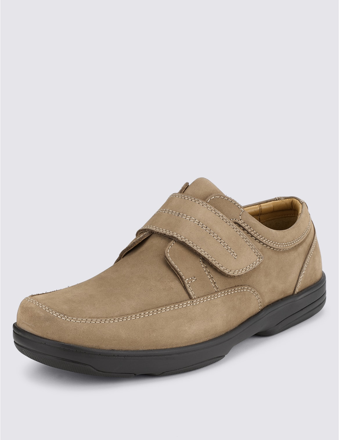 extra wide fit leather shoes with airflex ™