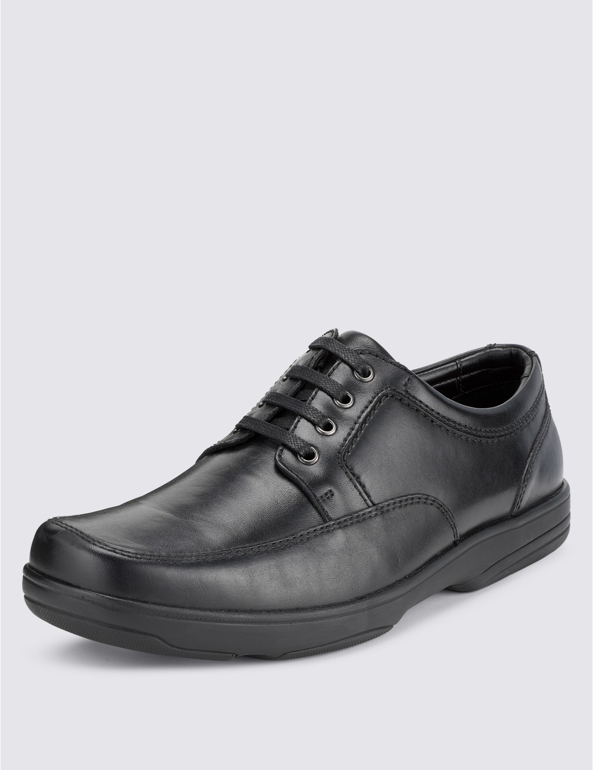 extra wide fit leather shoes with airflex ™