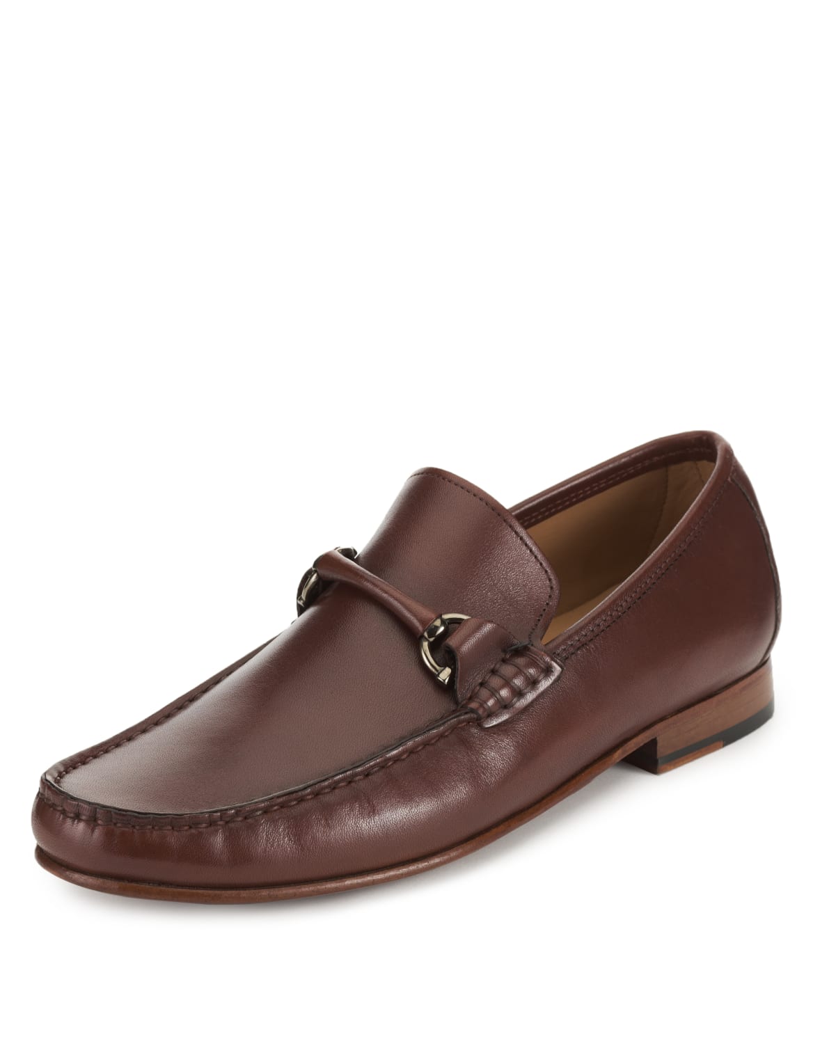 leather snaffle loafer