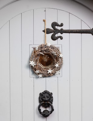 Mini Shining Star Christmas Wreath