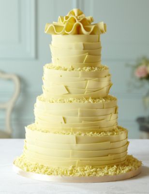 White chocolate wedding cake pictures