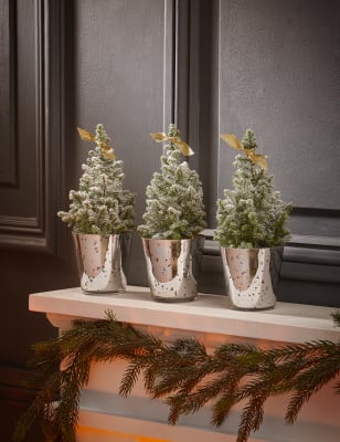 Mini Christmas Tree Trio