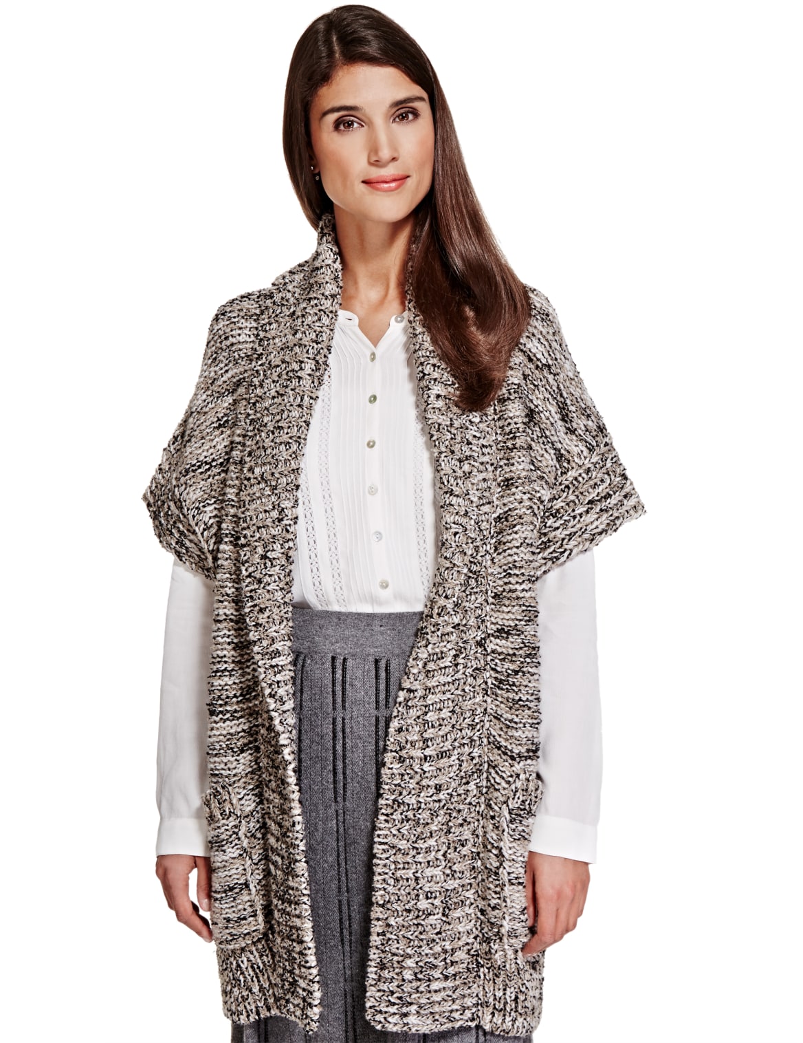 longline cardigan size 24