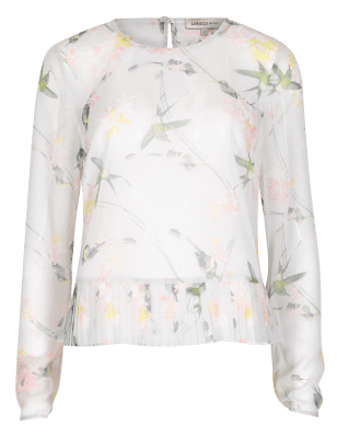 Humming Bird Print Blouse