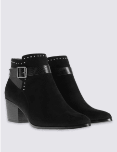 m&s flat ankle boots