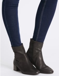 m&s flat ankle boots