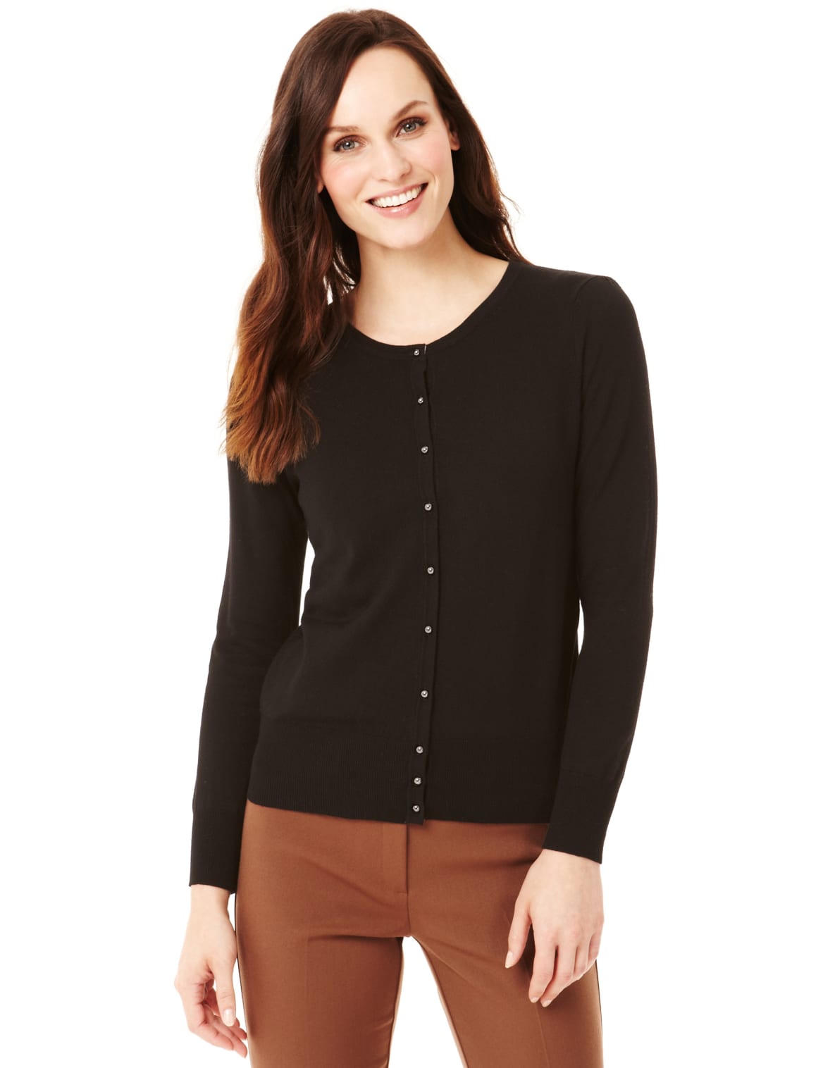 button up cardigan with collar