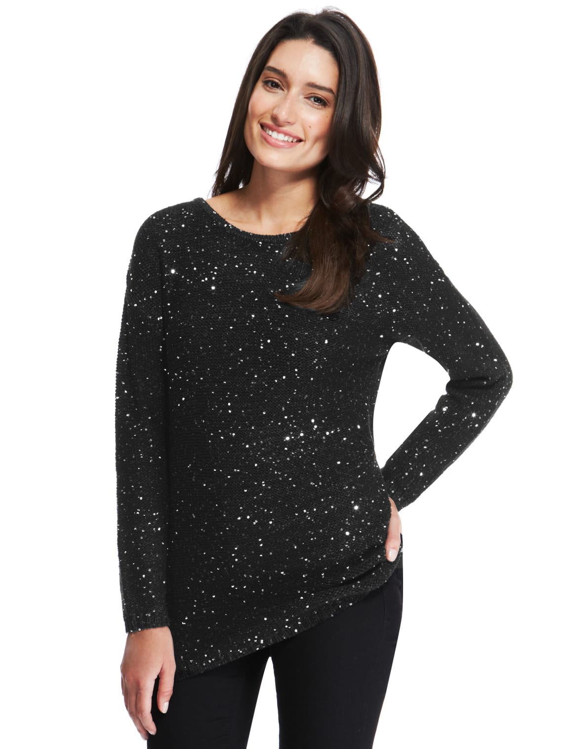 long sleeve sequins