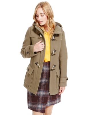 marks and spencer duffle coat ladies