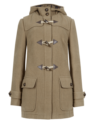 marks and spencer duffle coat ladies