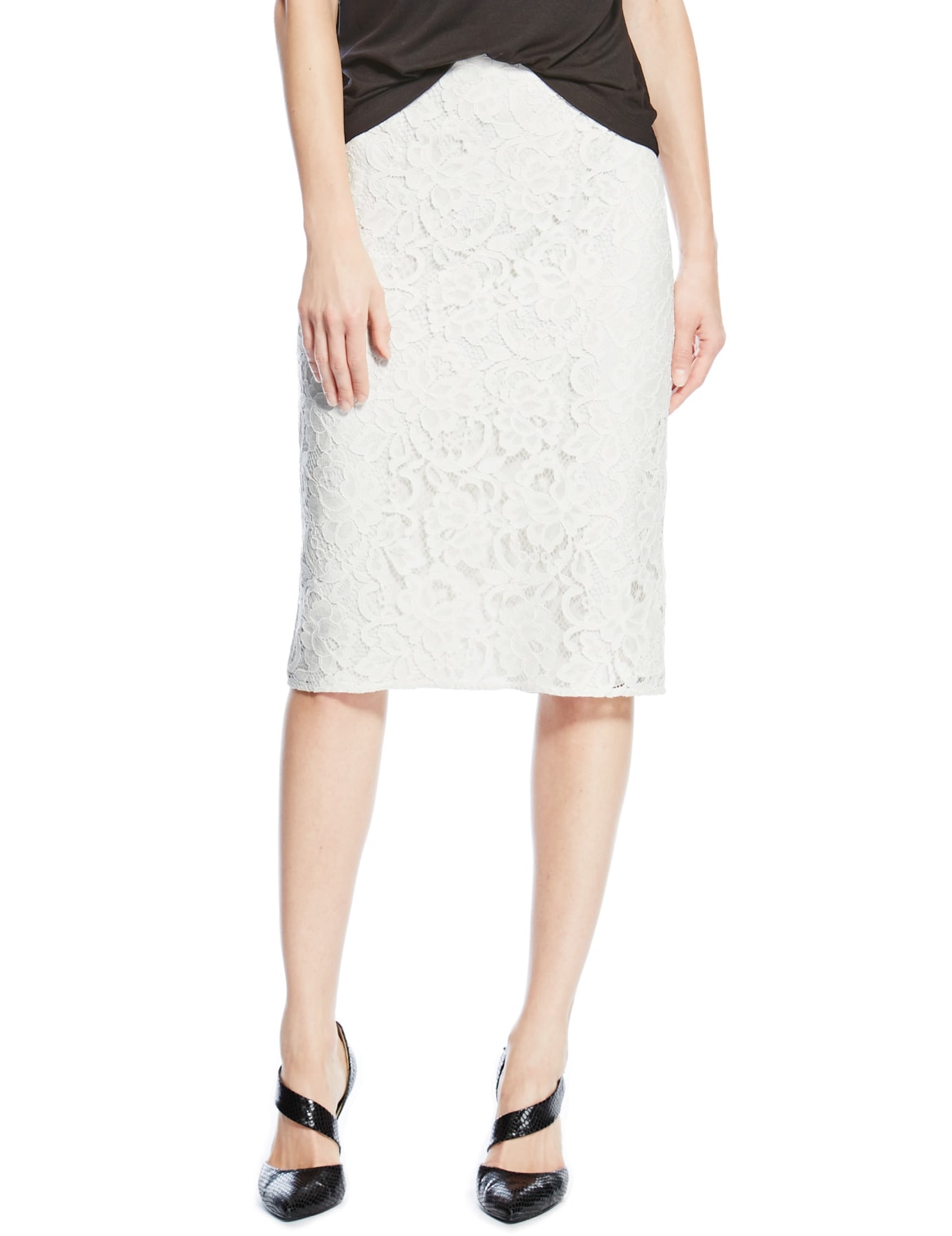 pencil skirt ivory