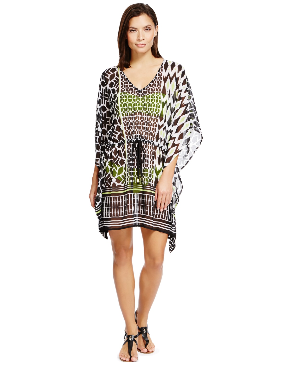kaftan v neck
