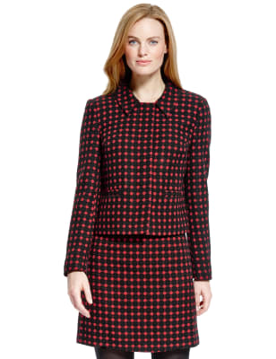 Red Mix Buttonsafe™ Spotted Jacket