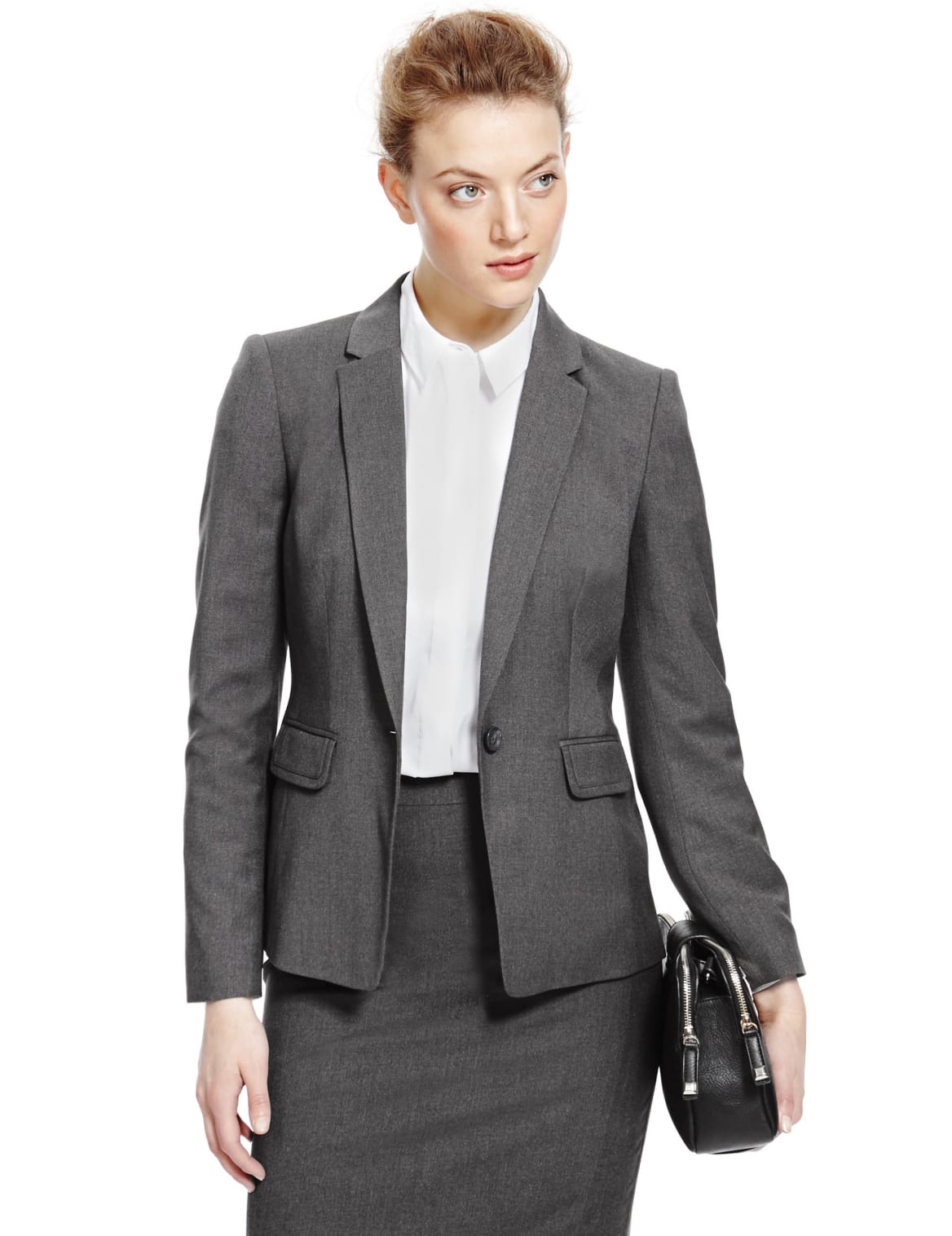 0099~Destructured Two Button Notch Lapel Blazer main image 1