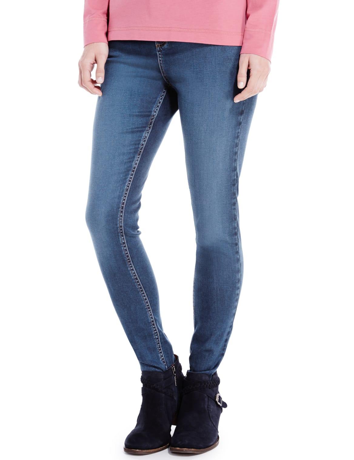 indigo jeggings