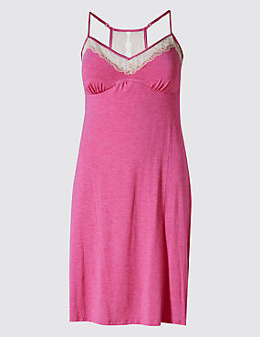 Breast Cancer Now CDC Floral Lace Chemise