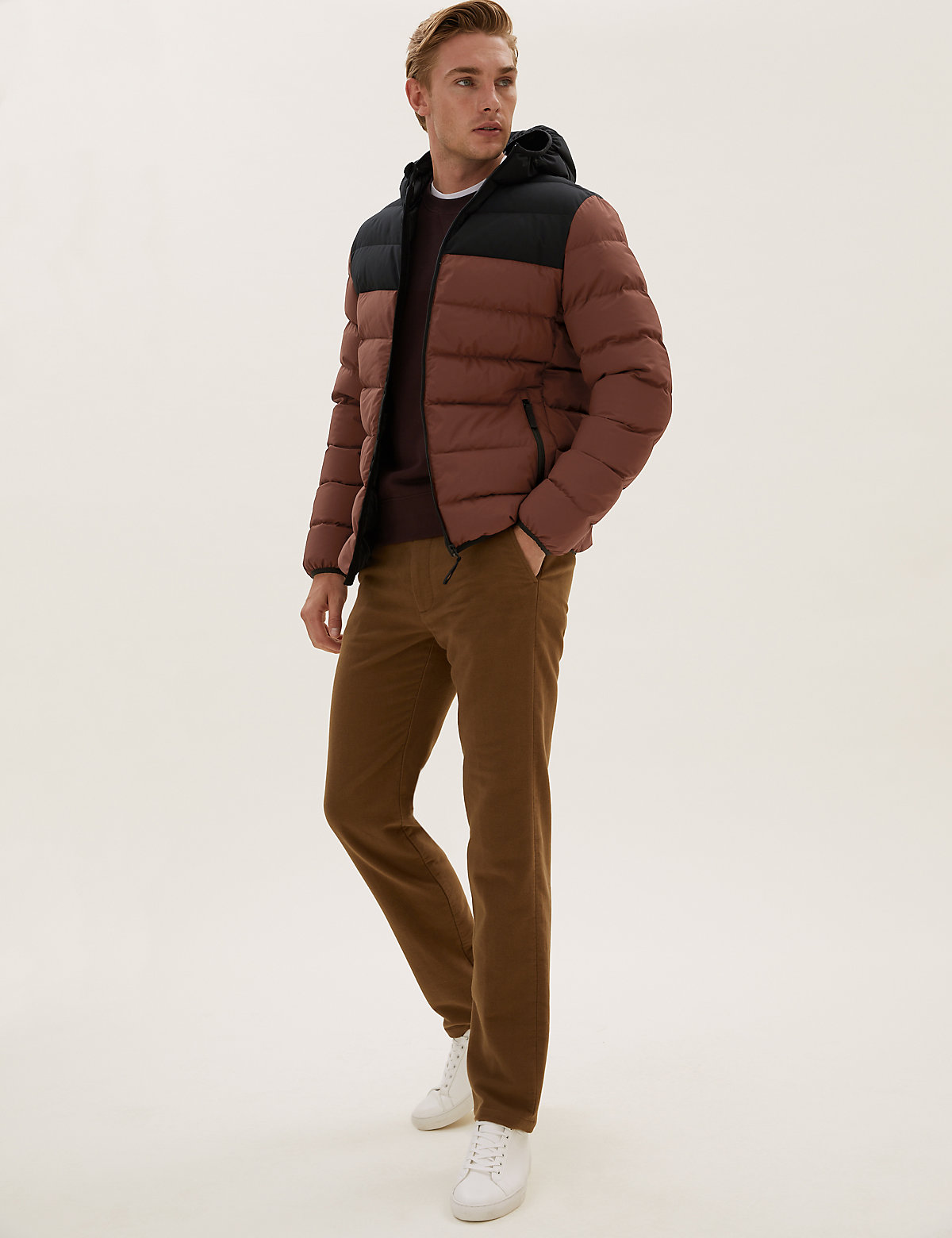 Мужская верхняя одежда Marks & Spencer Куртка утепленная с отделкой Stormwear™, Marks&Spencer