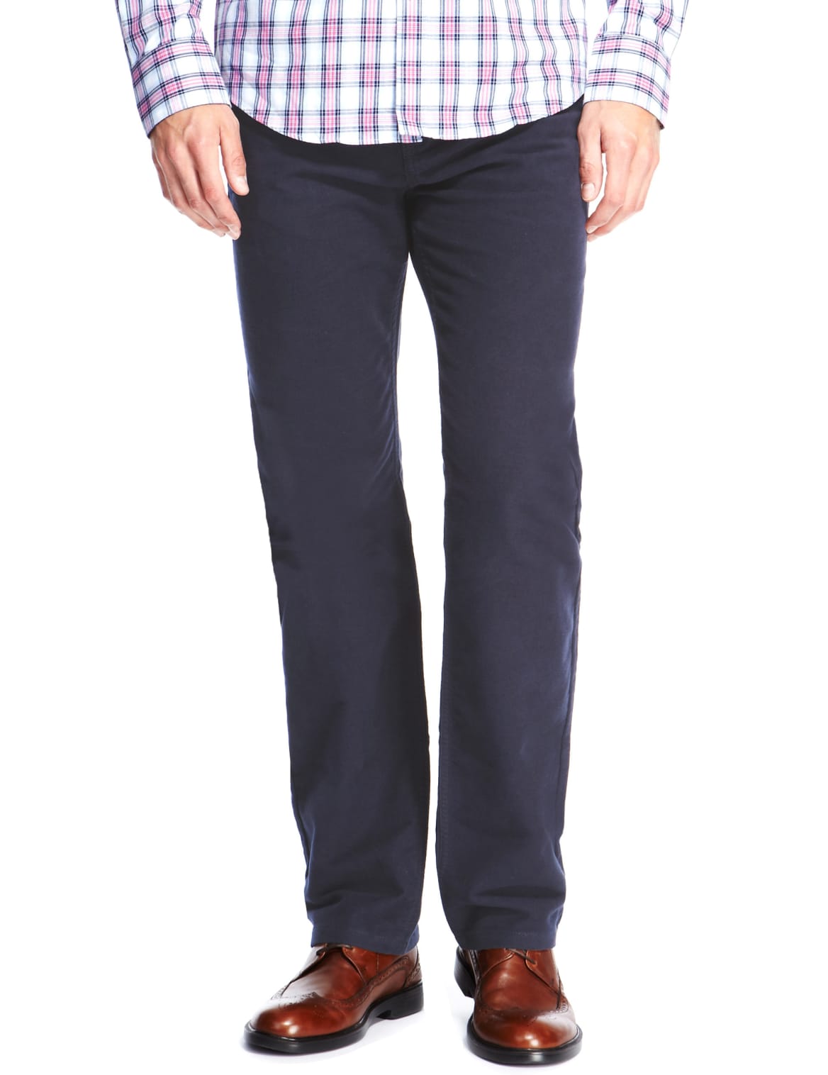 red moleskin trousers