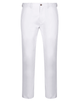 Tapered Easy To Iron Super Lightweight Chinos with Adjustable Waist Clothing