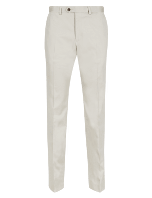 Black Big & Tall Supercrease™ Cotton Rich Easy to Iron Active Waistband Chinos