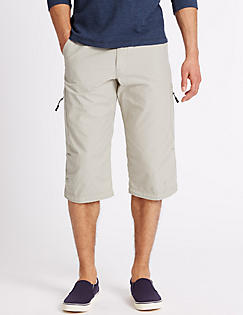 Mens Chino & Cargo Shorts | 3/4 Length Shorts For Men | M&S IE