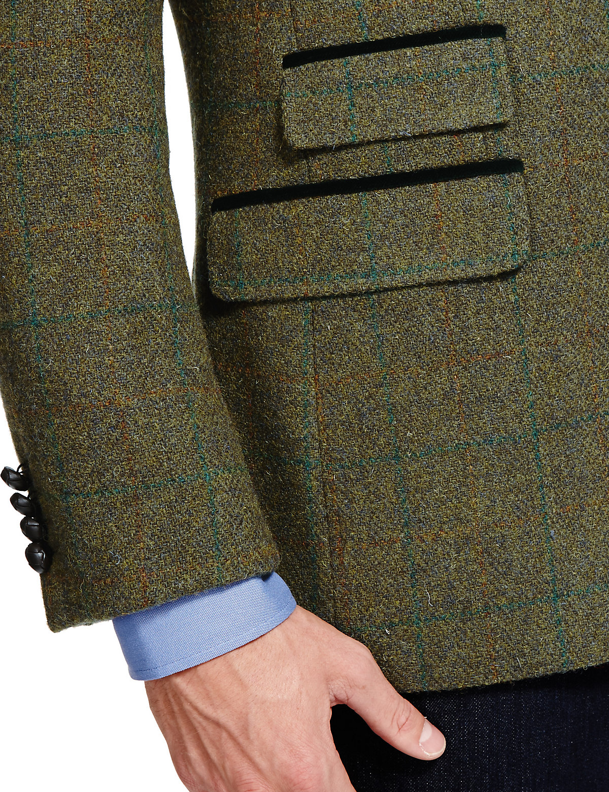 Pure New Wool Harris Tweed Check Jacket
