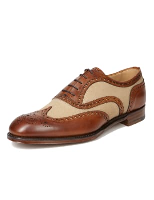 Tan Best of British Panelled Brogue Clothing