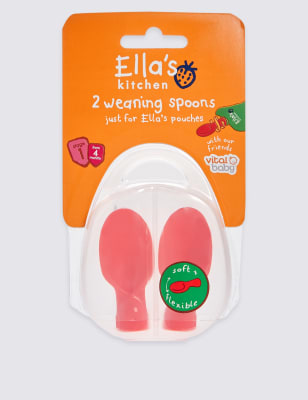 Ellas Kitchen 2 Weaning Spoons MS