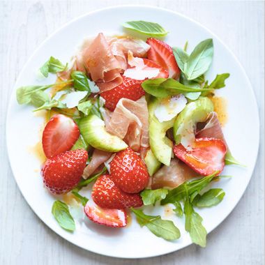 View the strawberry and Manchego salad recipe