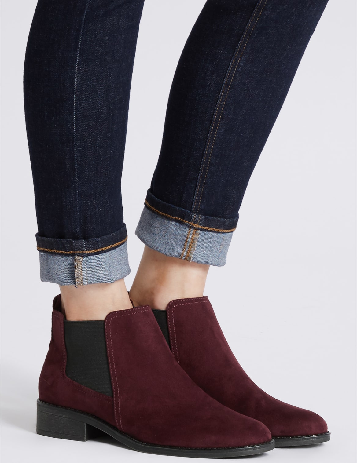 Marks & Spencer Chelsea Ankle Boots - Red - 6