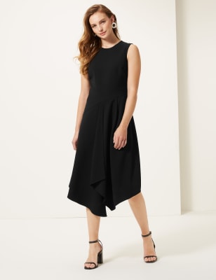 marks and spencer fit and flare dress