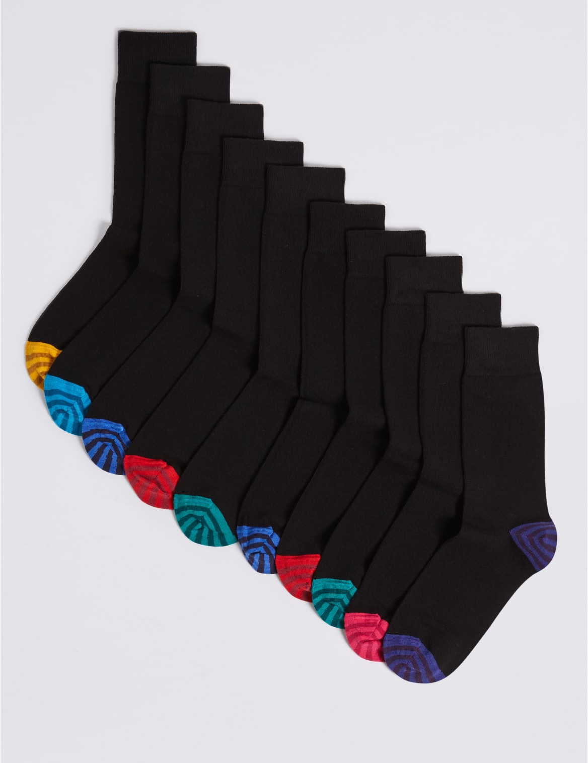 StyleProduct Style: Cool & freshfeet socks;Heel & Toe;Reinforced heel & toe for extra durability