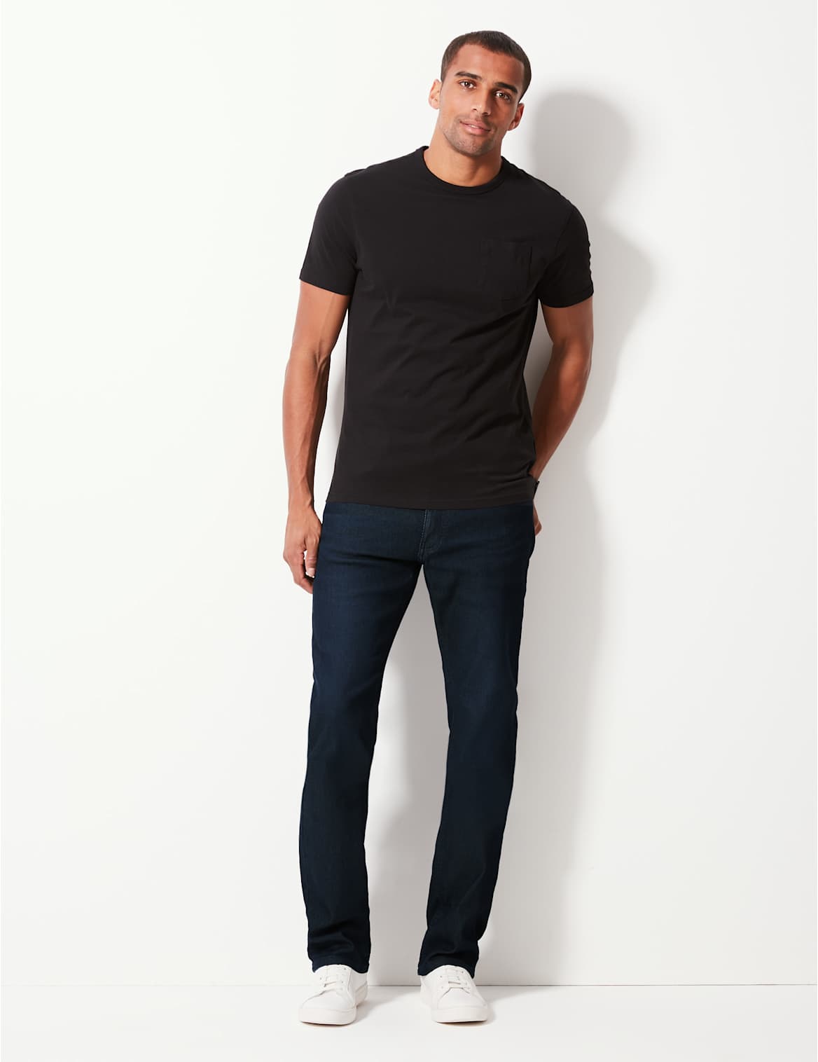 Jean extensible coupe droite