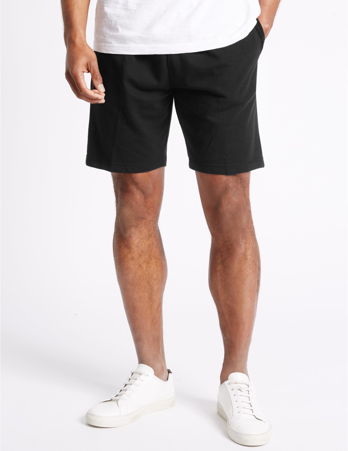 Short jersey en coton. StyleForme du produit:Short de sport;Coupe standard;Taille ??lastique;Tissu extensible;Tissu extensible