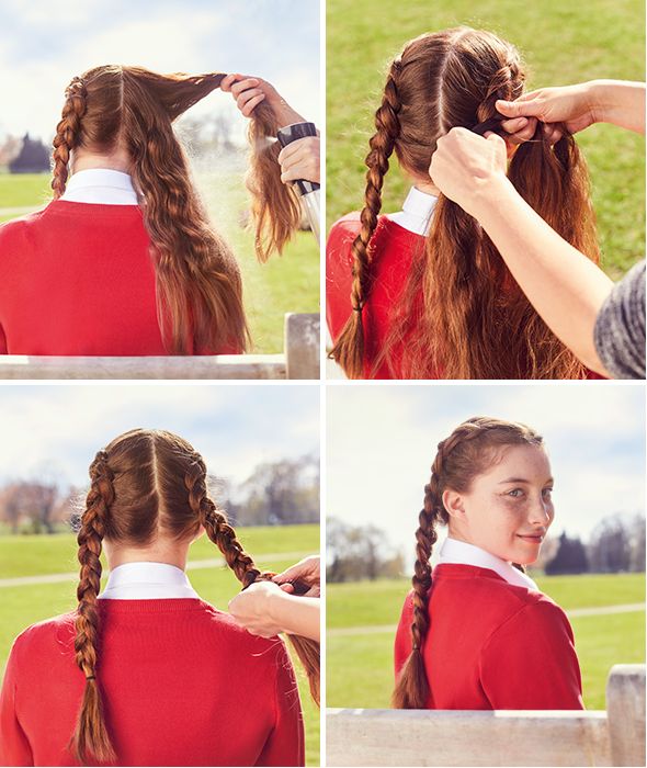 Easy school hair ideas, from braids tofringe cuts