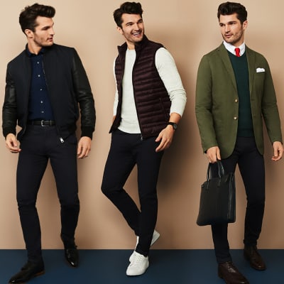 mens office chinos