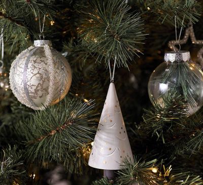 10 Caps Crowns Gold/Silver For Christmas Tree Baubles 