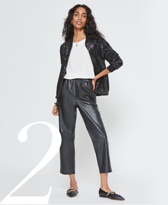 Leather trouser outfits for every occasion