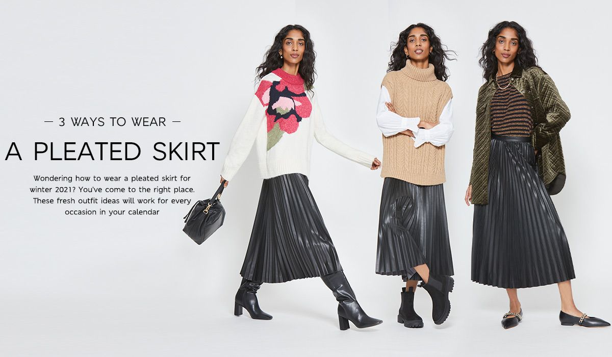 Pleated-skirt Outfit Ideas for 2021 | M&S