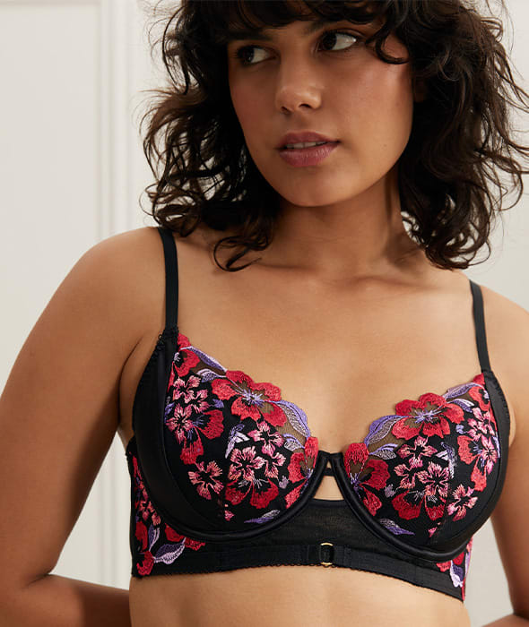 Lace high apex bralette, Wonderbra, Shop Bralettes & Bras For Women  Online