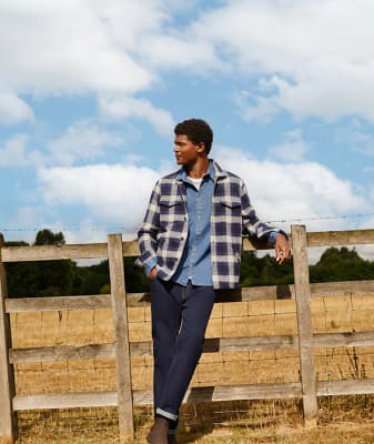 How to Style a Men s Checked Shirt M S