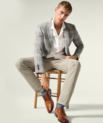 Chinos best sale with suit